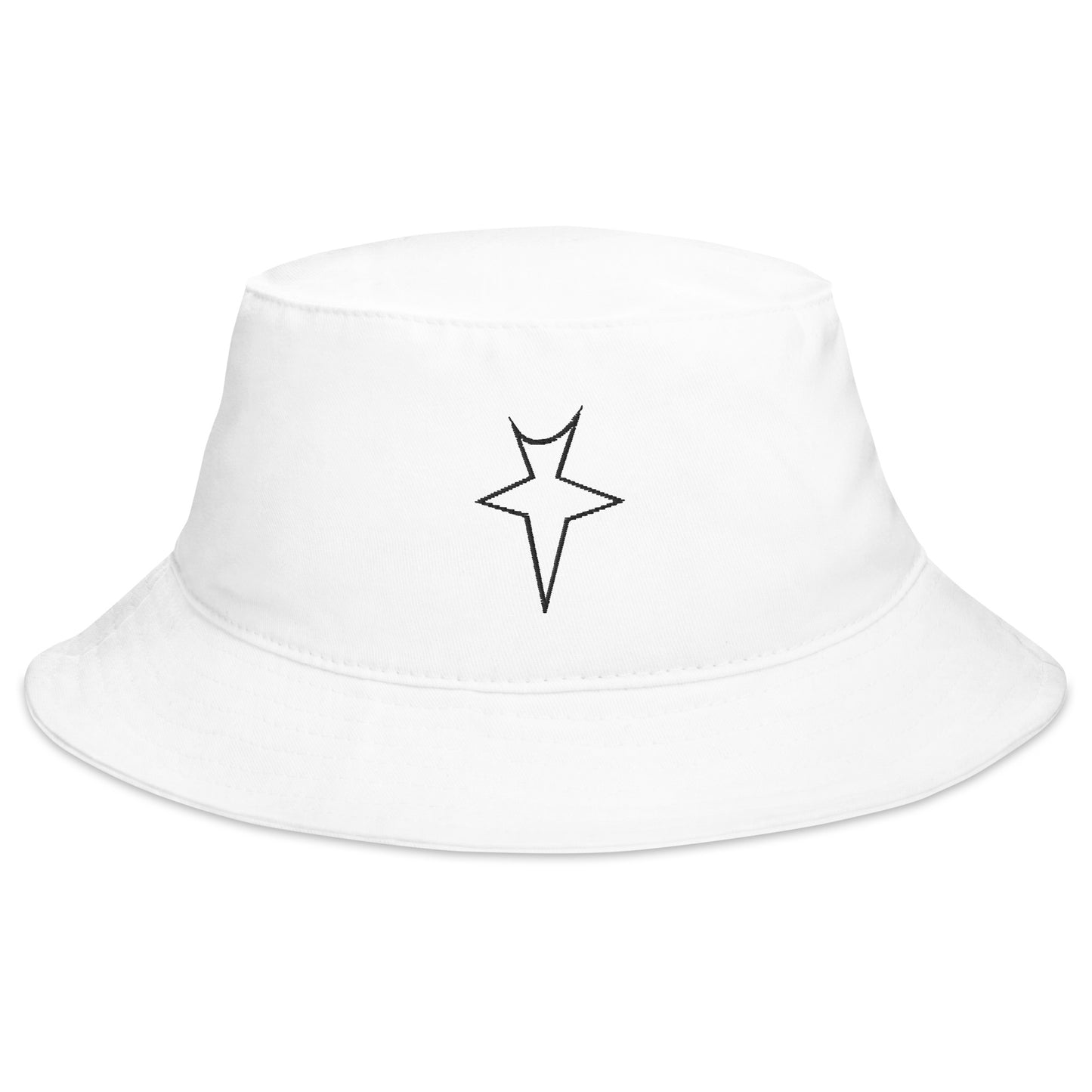 TRAP T Outline Bucket Hat - WHITE