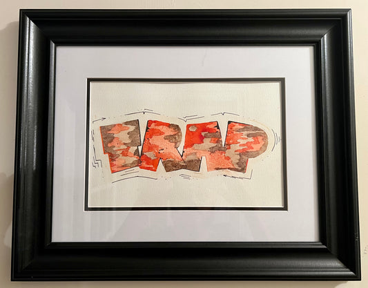 Watercolor block/framed