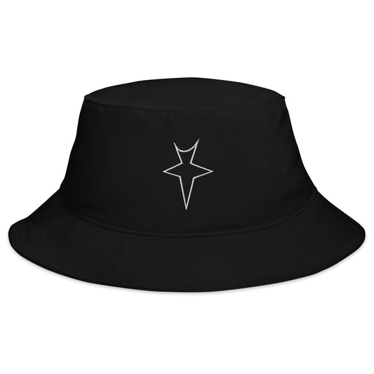 TRAP T Outline Bucket Hat - BLACK