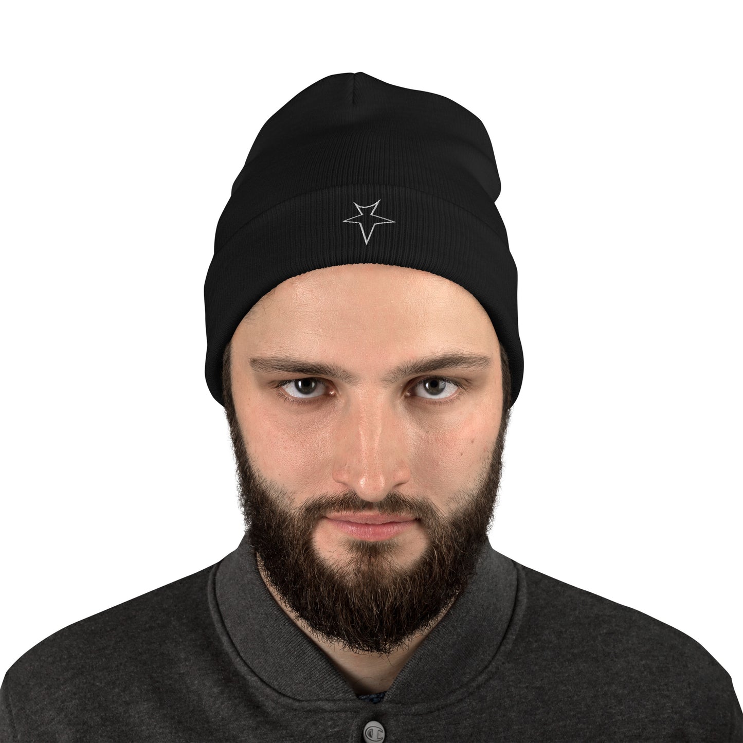 TRAP T Outline Beanie - BLACK