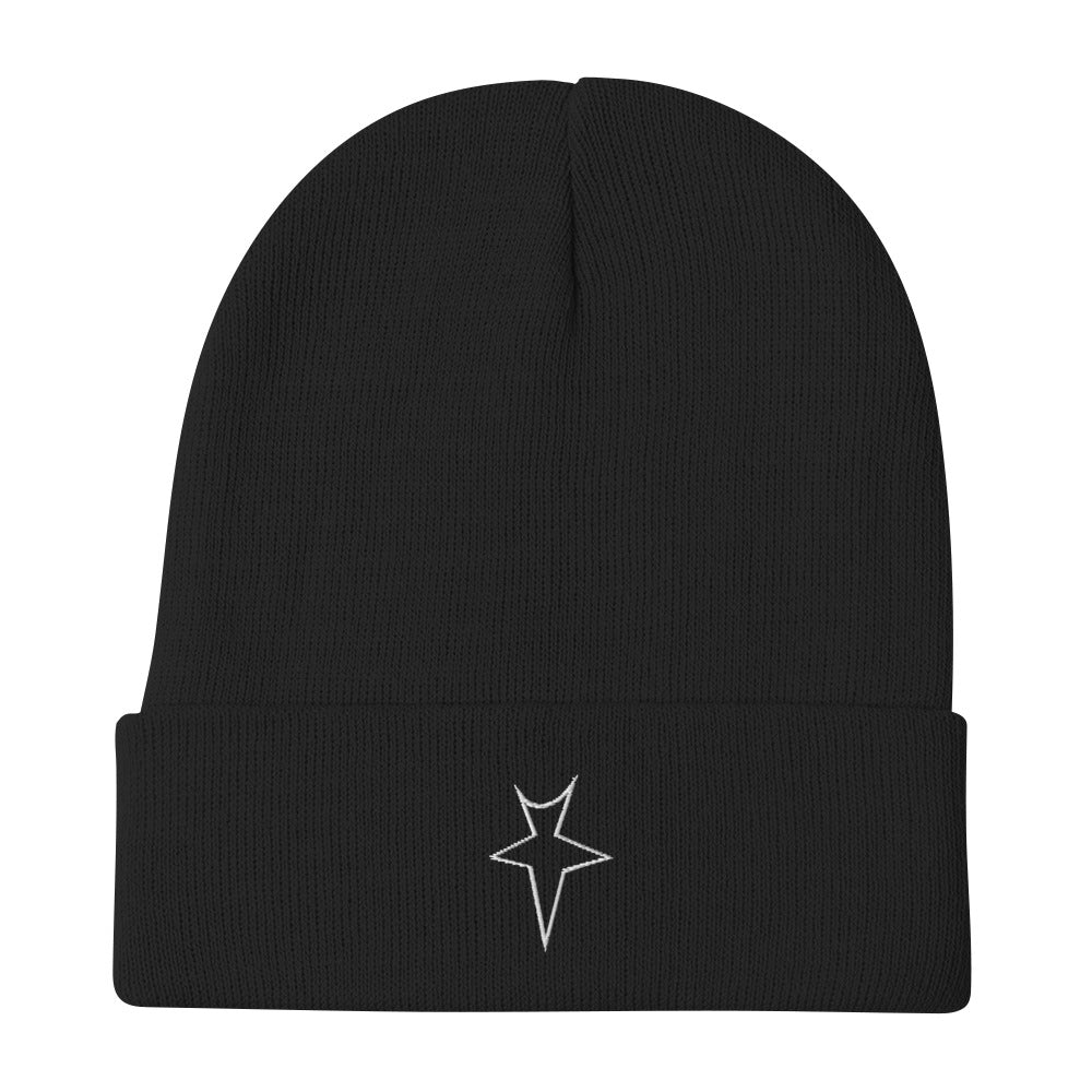 TRAP T Outline Beanie - BLACK